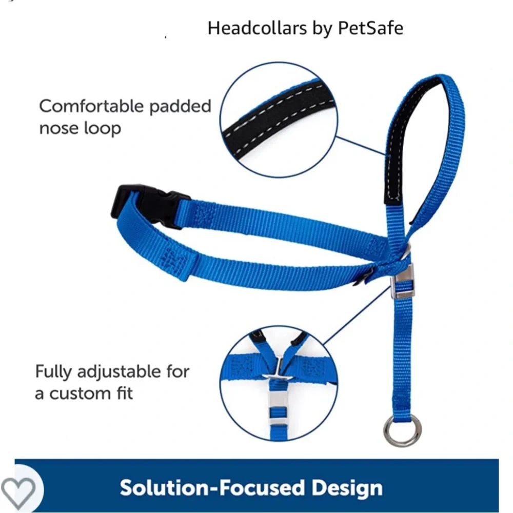 Gentle Leader Head Collar Blue Size Large ,Medium, Small